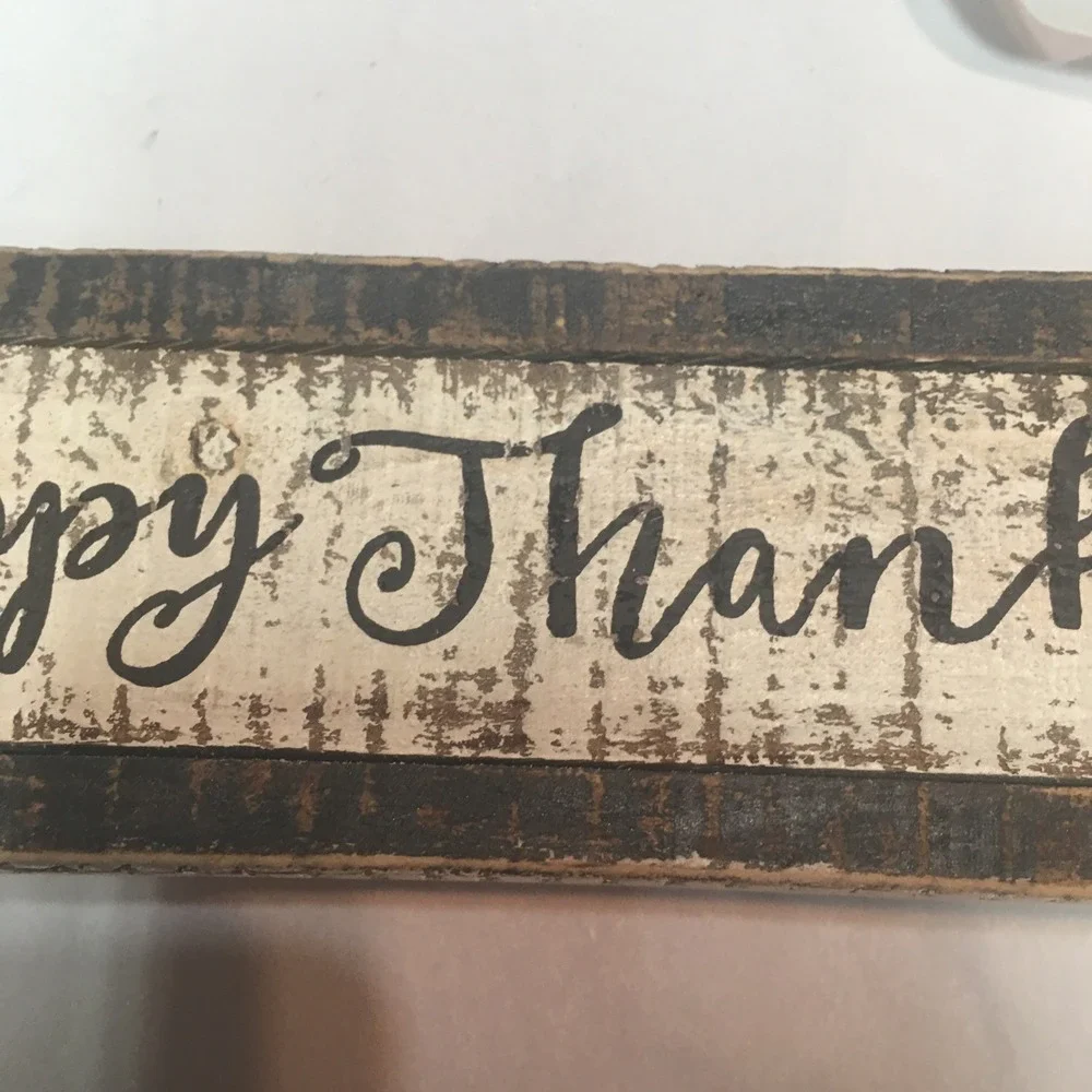 N/A thanksgiving wooden